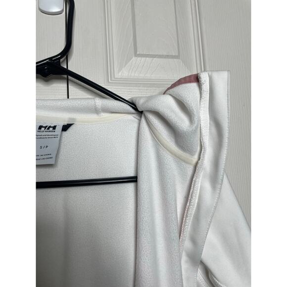 Helly Hansen Womens Full Zip Fleece Hoodie White Pink Size Small - Picture 9 of 14